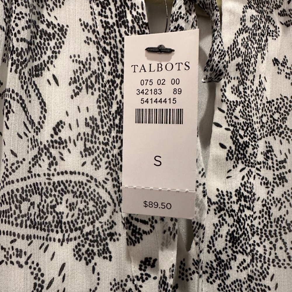 Talbot's Paisley Blouse - Picture 2 of 3